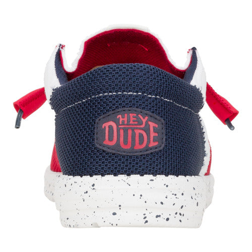 Wally Tri Varsity Mesh - Red/Navy - Image 5