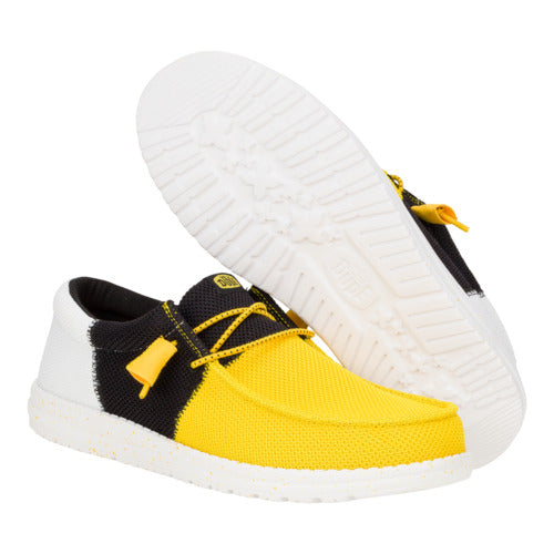Wally Tri Varsity Mesh - Yellow/Black - Image 3