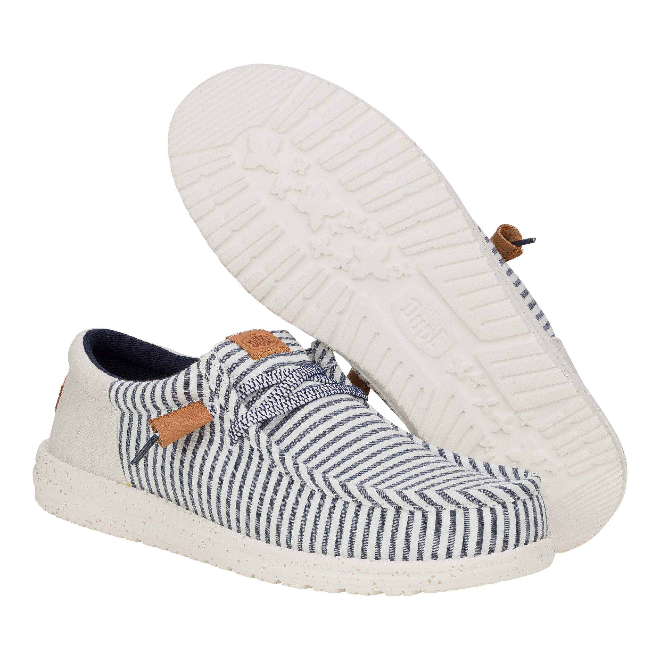 Wally Funk Seersucker - Princess Blue/Wood Ash - Image 3