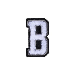 Letter B Patch - B Black/White