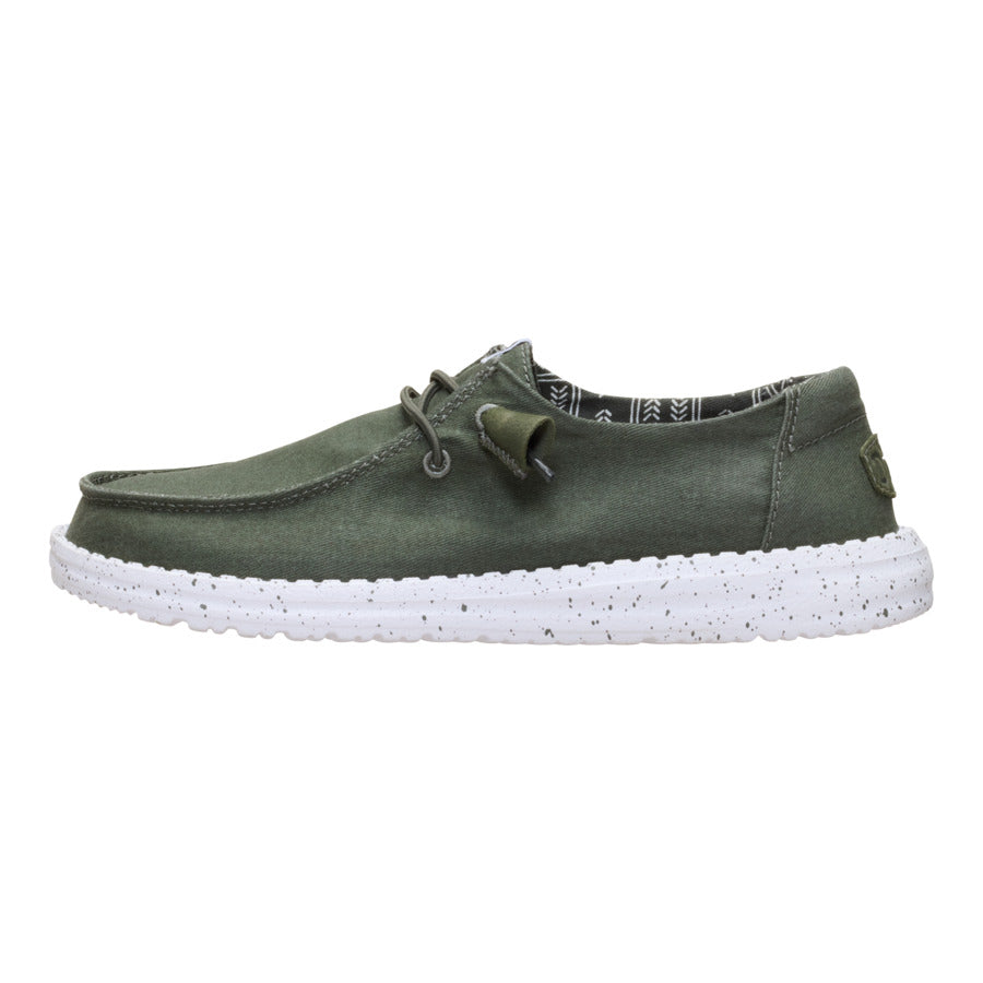 Wendy Stretch Canvas - Deep Green