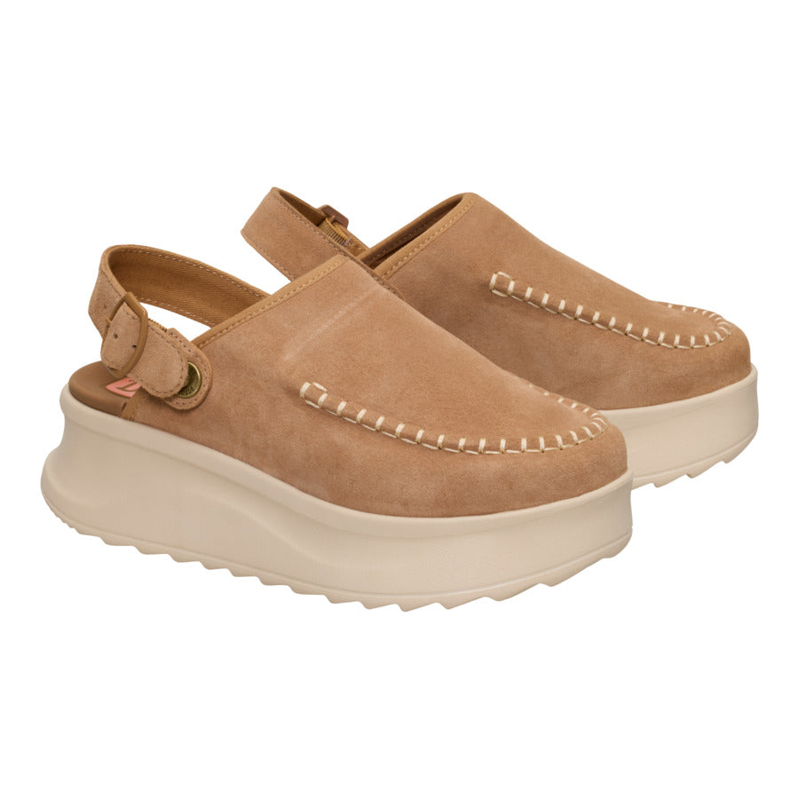Delray Clog Suede - Tan - Image 3